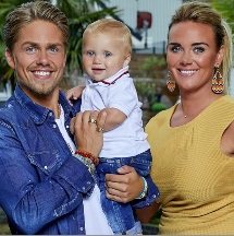 andre hazes jr met monique en baby zoon andre