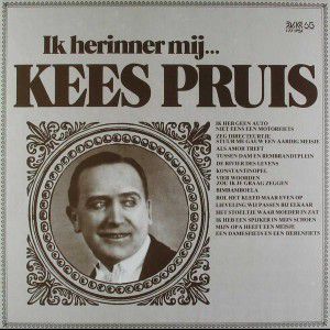 kees pruis ik herinner me album hoes